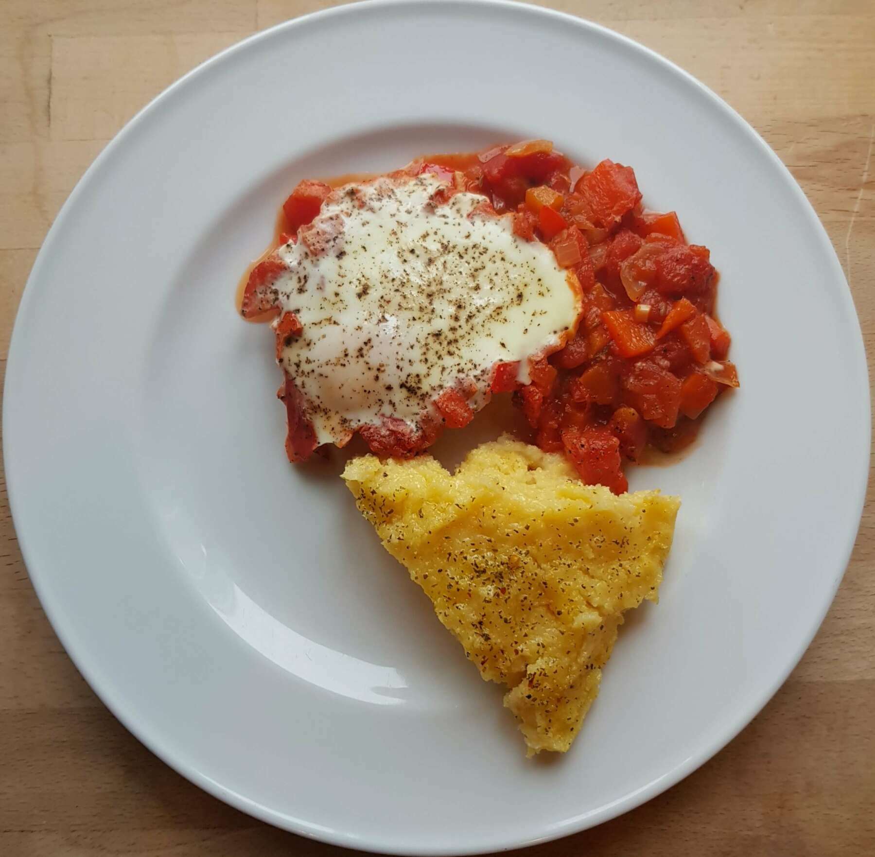 Rezepte | Trüffel-Polenta mit Shakshuka