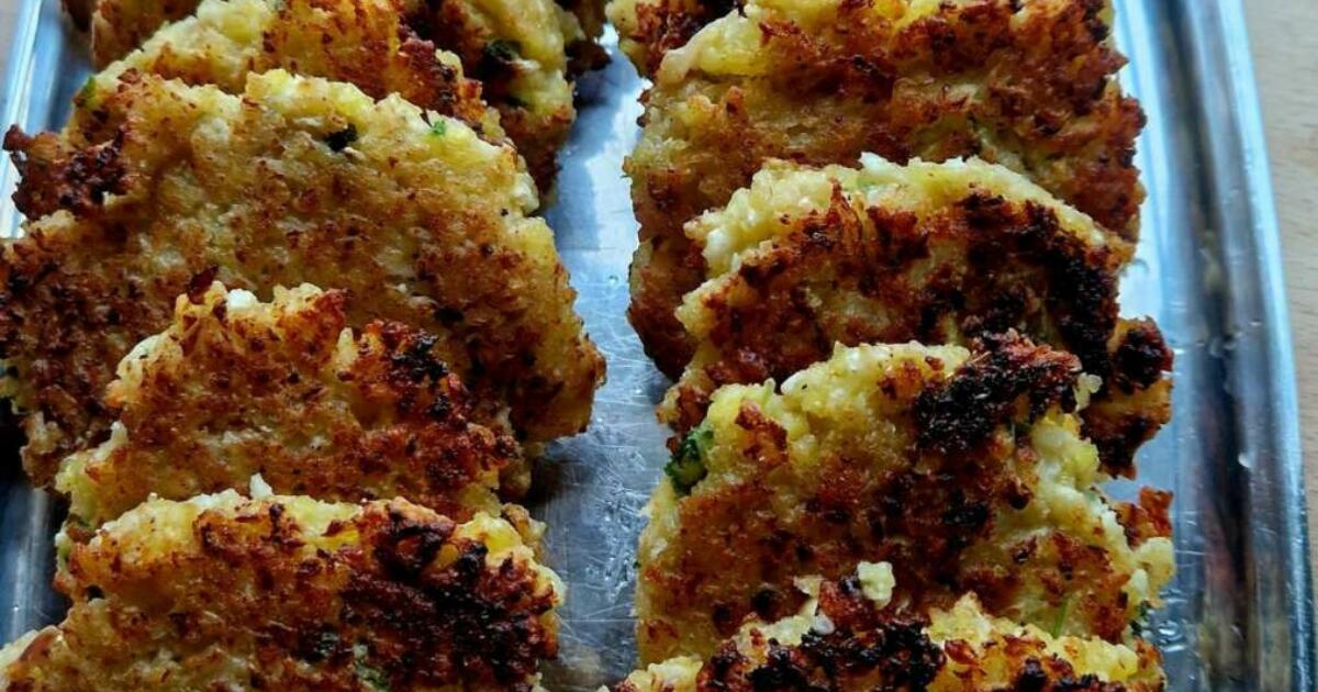 Rezepte | Blumenkohl-Kartoffelpuffer Rezepte | Blumenkohl-Kartoffelpuffer